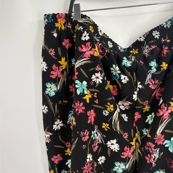 Lane Bryant floral boho summer print balloon parachute flowy pants size 22/24 - Picture 8 of 14